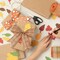 4 rolls of Fall Plaid Burlap Ribbon Thanksgiving Wired Edge Ribbon Wrapping Burlap Ribbon with Harvest Theme for Present Wrapping Fall Thanksgiving Home Decoration (2.48" wide)